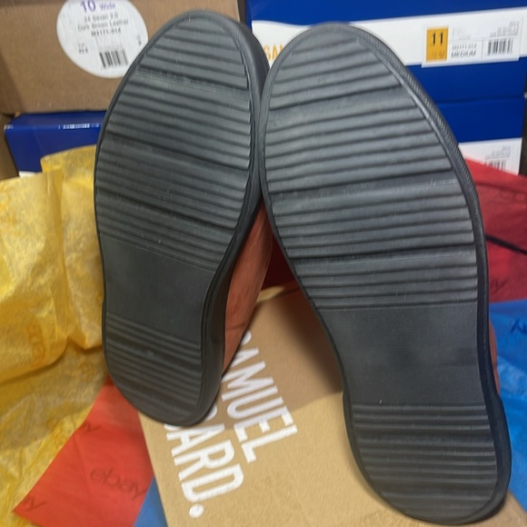 Flight Low-Top Samuel Hubbard Leather Sneaker (Rust Nubuck) Men’s 9 M Inner Sock - Picture 5 of 8